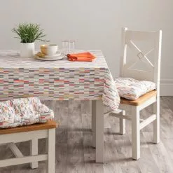 Dunelm Elements Arvid Wipe Clean Tablecloth
