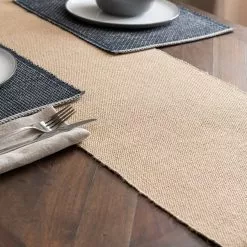 Dunelm Jute Woven Table Runner -dining room furniture Shop 30800392 alt03