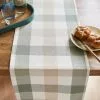 Dunelm Large Sage Woven Check Table Runner 1 Dunelm Large Sage Woven Check Table Runner -dining room furniture Shop 30800396