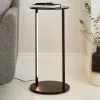 Dunelm Cole Side Table With LED Light Black -dining room furniture Shop 30802415