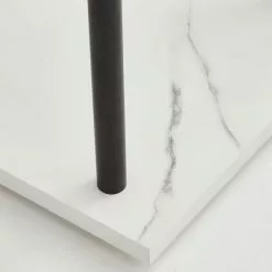 Dunelm Aiko Console Table With 2 LED Lights Black And Faux Marble -dining room furniture Shop 30802419 alt03