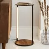 Dunelm Fulton Side Table With LED Lights Rustic Pine 1 Dunelm Fulton Side Table With LED Lights Rustic Pine -dining room furniture Shop 30802439