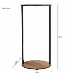 Dunelm Fulton Side Table With LED Lights Rustic Pine 13 Dunelm Fulton Side Table With LED Lights Rustic Pine -dining room furniture Shop 30802439 alt05