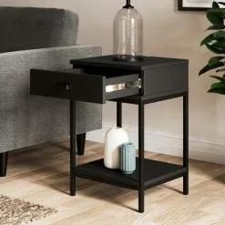 Dunelm Fulton 1 Drawer Side Table 10 Dunelm Fulton 1 Drawer Side Table -dining room furniture Shop 30803126 alt02