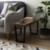Dunelm Freddie Rustic Wood Long Side Table -dining room furniture Shop 30809246