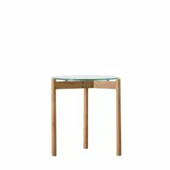 Cedar & Sage Hays Side Table, Glass 7 Cedar & Sage Hays Side Table, Glass -dining room furniture Shop 30810789 alt02