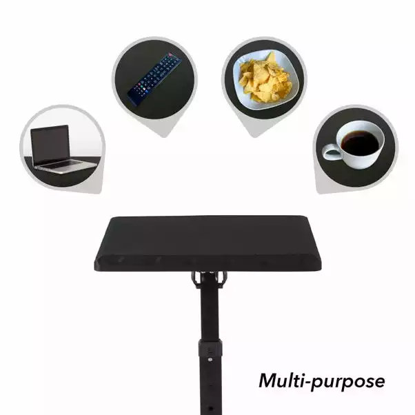 AVF Portable Laptop Side Table, Black 5 AVF Portable Laptop Side Table, Black - Image 3