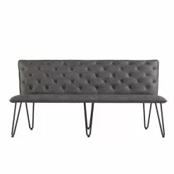 Kettle Sebastian Studded Back 140cm Bench -dining room furniture Shop 30815342 alt03