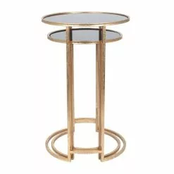 Pacific Lifestyle Pacific Veneziano Set Of 2 Nest Of Tables, Iron & Glass 10 Pacific Lifestyle Pacific Veneziano Set Of 2 Nest Of Tables, Iron & Glass -dining room furniture Shop 30821749 alt02